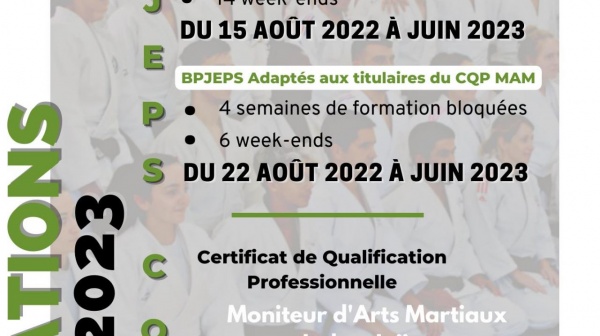 Formation 2022/2023 de la Ligue HDF Judo